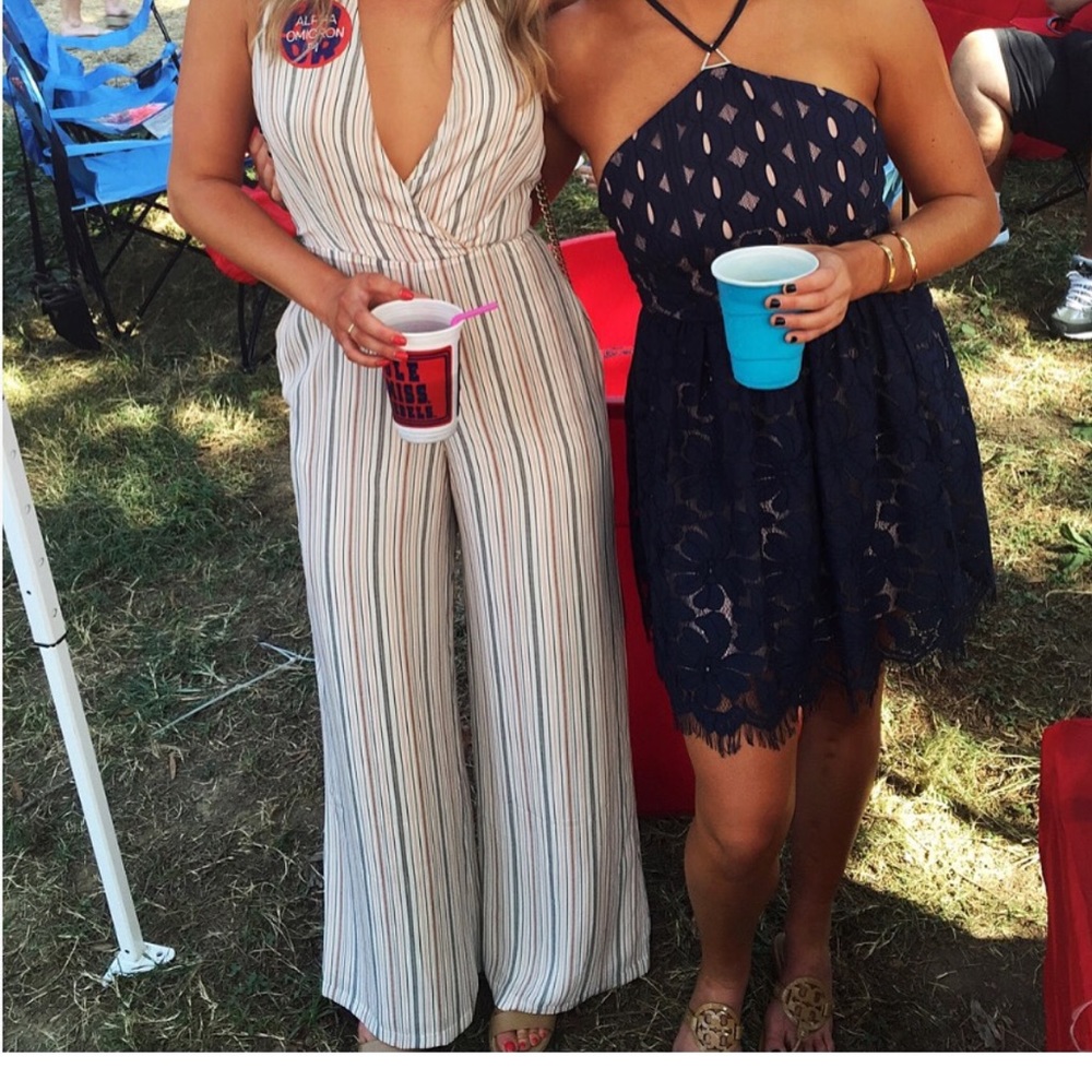 Line + Dot jumpsuit from Revolve